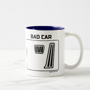 Bra bil dålig bil Två-Tonad mugg