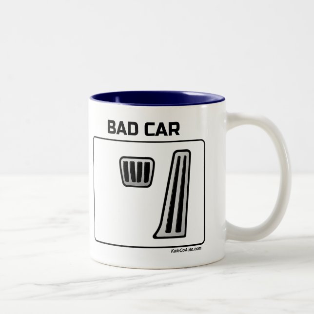 Bra bil dålig bil Två-Tonad mugg (Höger)