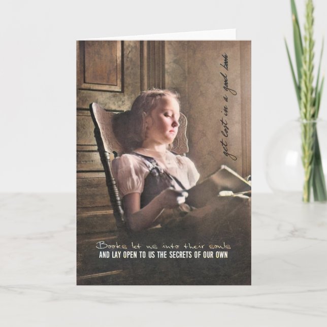 BRA BOK-hälsningskort Tack Kort (Framsida)