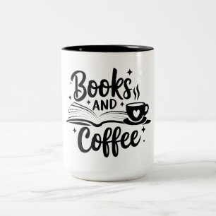 bra bok och en varm kopp kaffe