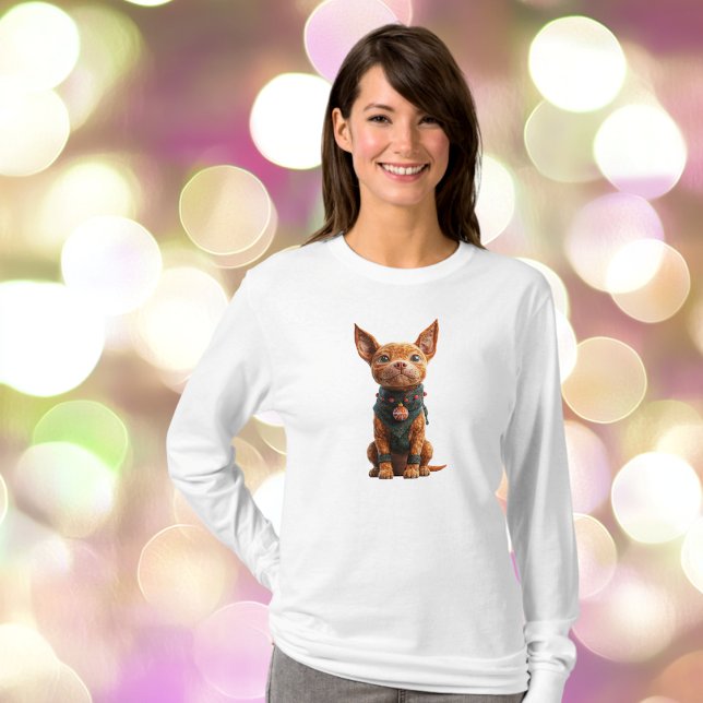 Bra Boy jul Hund Women's Tee (Skapare uppladdad)