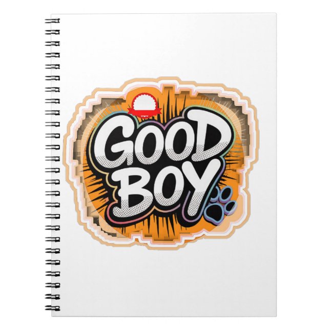 Bra Boy Motivational Notebook Anteckningsbok (Framsidan)