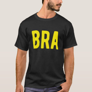 BRA Brasil 2 Del Brasiliansk Flagga Del 1 Brasilie T Shirt