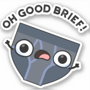 Bra Brief Funny Underwear Pun Klistermärken