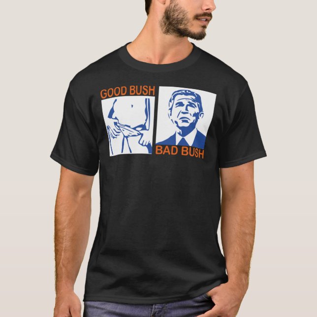 bra bush bad bush Long T-Shirt (Framsida)
