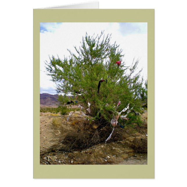 Bra Bush Underwear Hälsningskort (Framsidan)