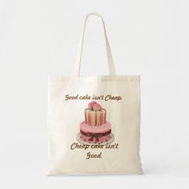 Bra Cake är inte Billigt Tote Bag Tygkasse