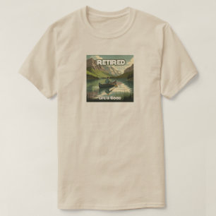 Bra Canoe är den pensionerade livslängden T Shirt