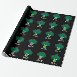 Bra-ccoli Funny Veggie Broccoli Bra Pun Mörk BG Presentpapper