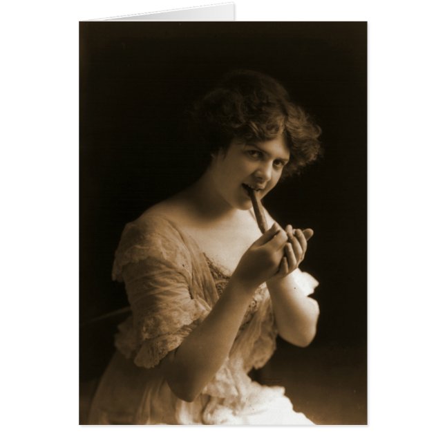 Bra cigarr 1913 hälsningskort (Framsidan)