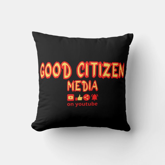 BRA CITIZEN MEDIA merch Kudde (Framsida)