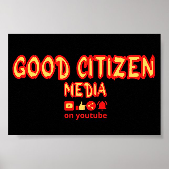 BRA CITIZEN MEDIA merch Poster (Framsidan)