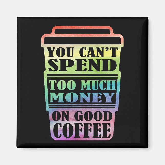 Bra Coffee Rainbow Magnet (Framsidan)
