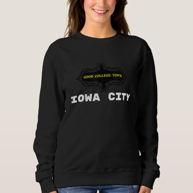 Bra College Town Iowa City T Shirt (Framsida)