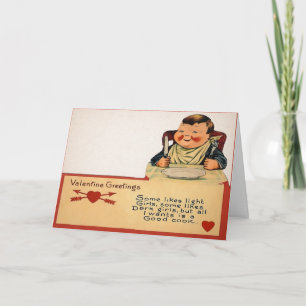 Bra Cook Valentines Dag-kort Helgkort