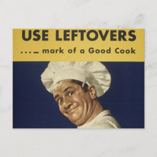 Bra Cook - Vintage Tecknad Vykort