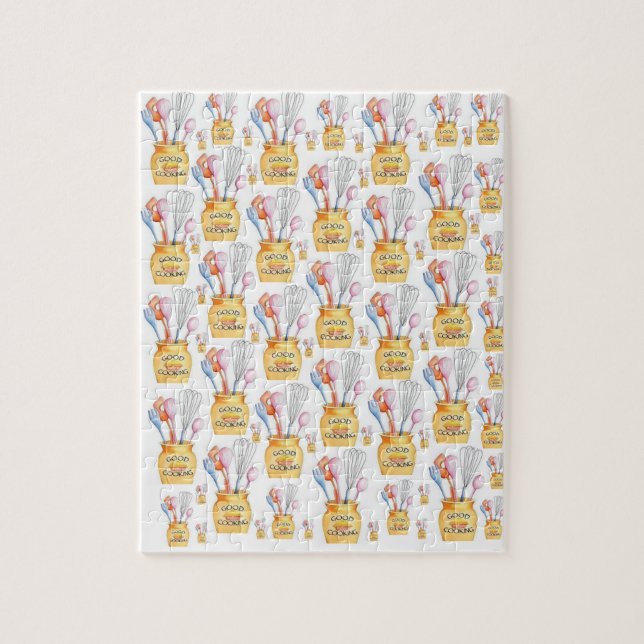 Bra Cooking Utensils Jigszle Puzzle Daisy Pussel (Vertikal)