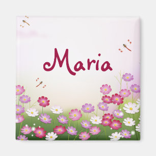 Bra Coola Cute Girly Retro Blommigt Mode Magnet