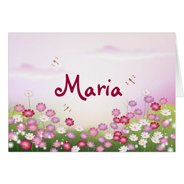 Bra Coola Cute Girly Retro Blommigt Mode OBS Kort (Framsidan Horizontal)