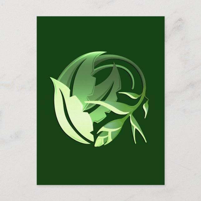 Bra Coola Cute Girly Retro Blommigt Mode Vykort (Framsida)