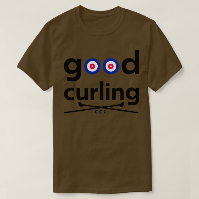 Bra Curling 3 T Shirt (Design framsida)