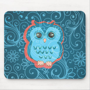 Bra Cute Coola Girly Retro Blommigt Mode Musmatta