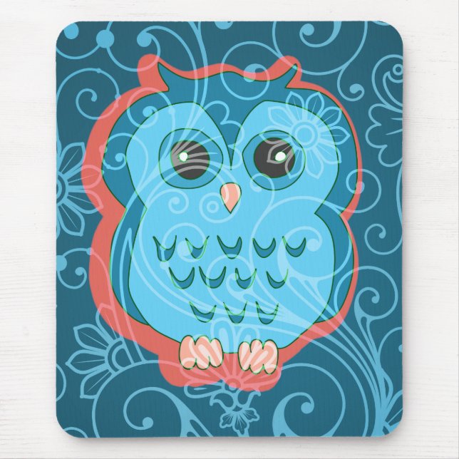 Bra Cute Coola Girly Retro Blommigt Mode Musmatta (Framsidan)