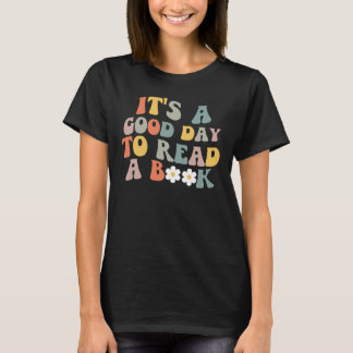 Bra Dag Att Läsa En Bok Retro T-Shirt