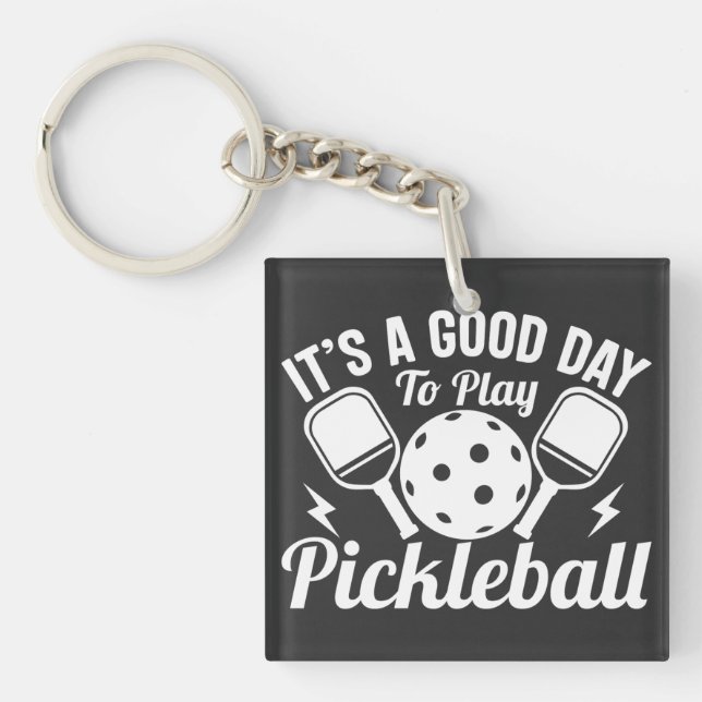 Bra Dag för att spela pickleball (Framsidan)