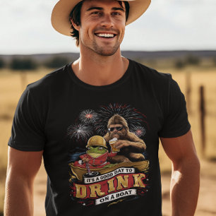 BRA DAG FÖR TORKNING PÅ ETT BÅT T SHIRT