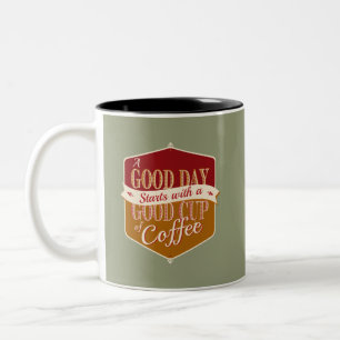 Bra Day, Bra Coffee Två-Tonad Mugg
