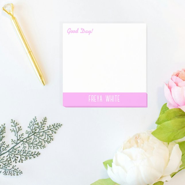 Bra Day Hälsning Post-it Block (Skapare uppladdad)