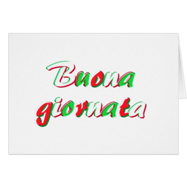 Bra Day-kort Hälsningskort (Framsidan Horizontal)