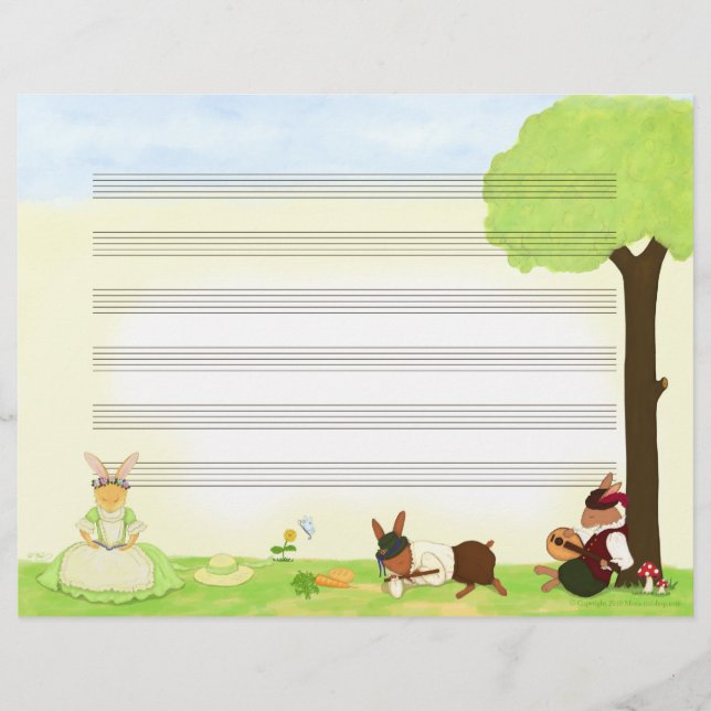 Bra Day Music Manuscript Papper (Framsida)