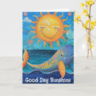 Bra Day Sunshine Greeting Card Kort