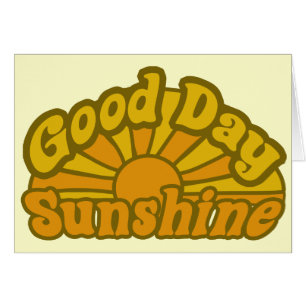 Bra Day Sunshine Hälsningskort