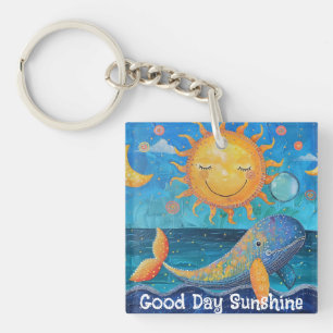 Bra Day Sunshine Keychain