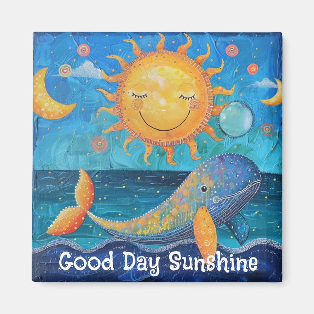 Bra Day Sunshine Magnet (Framsidan)