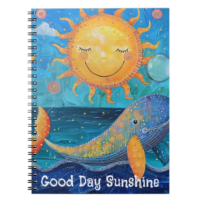 Bra Day Sunshine Notebook Anteckningsbok (Framsidan)