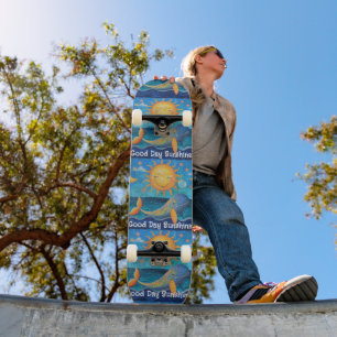 Bra Day Sunshine Skateboard