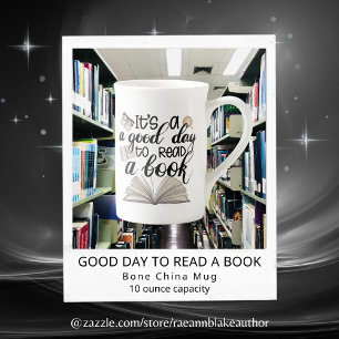Bra Day to Read a Bok Bone China Mugg Benporslin Mugg