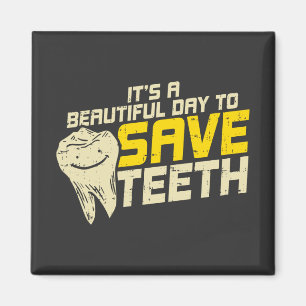Bra Day to Spara Teeth Dental Hygienist Coworkers Magnet