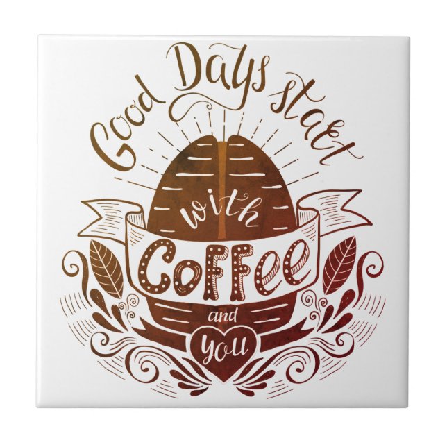 Bra Days börjar med kaffekvarbetsbrickan Kakelplatta (Framsidan)