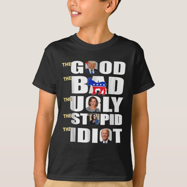 Bra den eländiga, den eländiga, stumma, startstöde t shirt (Framsida)