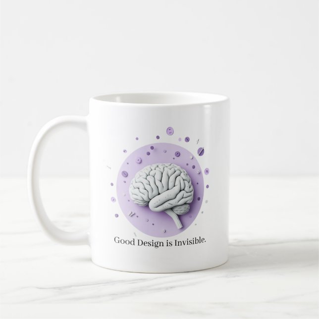 Bra design är osynlig kaffemugg (Vänster)