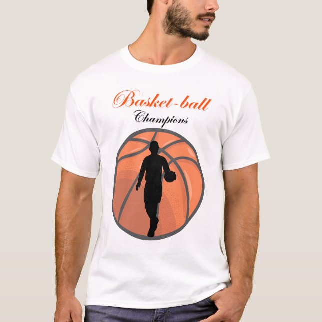 BRA DESIGN BASKIT BOLL CHOMPIONER T SHIRT (Framsida)