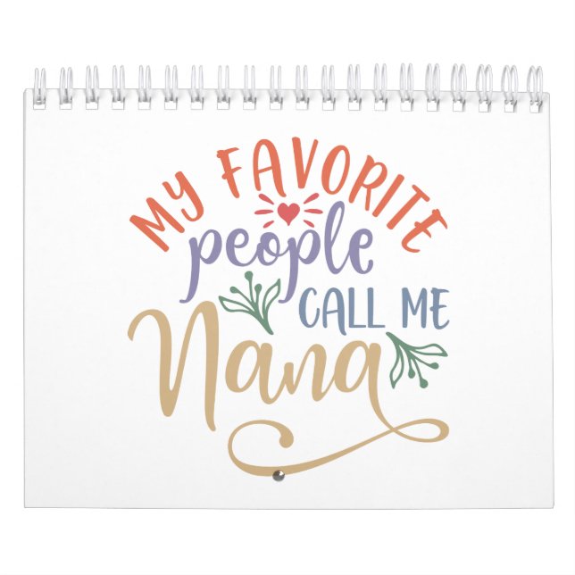 Bra Design Idea för mormor Kalender (Omslag)