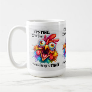 Bra Det är Bra Chicken Älskare Funny Kaffemugg