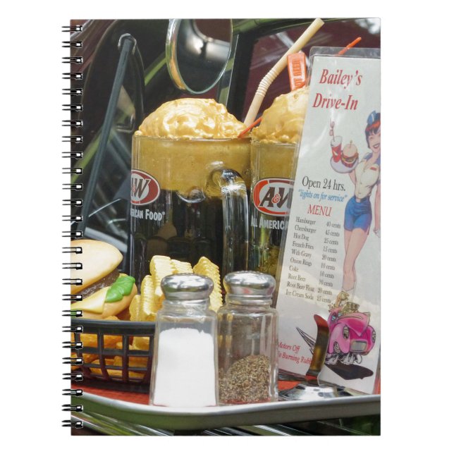 Bra Dining Anteckningsbok Med Spiral (Framsidan)