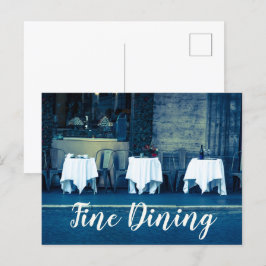 Bra Dining Restaurang for Food Älskare and Gourmet Helg Vykort